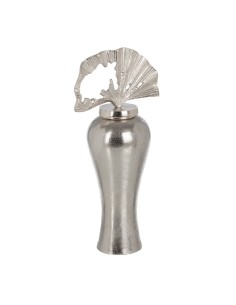 Vase Romimex Gris Argenté verre Aluminium 25 x 33 x 23 cm | Tienda24 Tienda24.eu