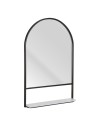 Wall mirror 60 x 2,5 x 90 cm Black Metal Iron | Tienda24 Tienda24.eu