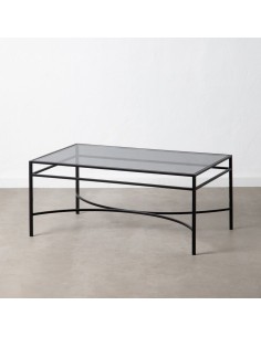 Mesa de Centro Alexandra House Living Marrón Negro Gris Hierro Madera de abeto 60 x 50 x 121 cm | Tienda24 Tienda24.eu