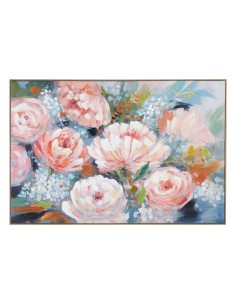 Cadre 120 x 2,8 x 90 cm Toile Fleurs | Tienda24 Tienda24.eu