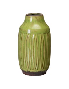 Vase Alexandra House Living Bleu Céramique 12 x 7 x 35 cm | Tienda24 Tienda24.eu