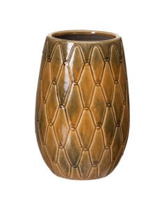 Vase DKD Home Decor Brown Natural 11 x 11 x 22 cm | Tienda24 Tienda24.eu