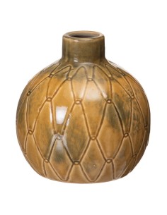 Vase Alexandra House Living Metall Gesicht 20 x 21 x 21 cm | Tienda24 Tienda24.eu