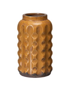 Vase DKD Home Decor 20 x 20 x 30,5 cm 22 x 22 x 33 cm Rosa türkis Steingut Moderne Mit Relief (2 Stück) | Tienda24 Tienda24.eu