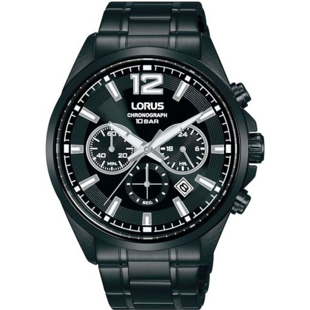 Reloj Hombre Lorus SPORTS Negro (Ø 43 mm) de Lorus, Relojes de pulsera - Ref: S7286706, Precio: 95,12 €, Descuento: %