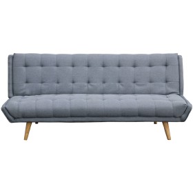 Sofá-cama Alexandra House Living Cinzento 190 x 87 x 83 cm de Alexandra House Living, Sofás - Ref: D1624859, Preço: 425,04 €,...