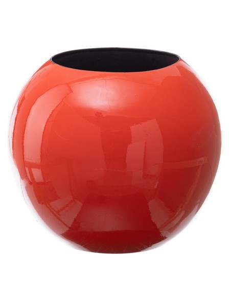 Vase 27 x 27 x 23 cm Céramique Orange | Tienda24 Tienda24.eu