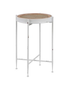 Centre Table Home ESPRIT Wood Metal 90 x 90 x 45 cm | Tienda24 Tienda24.eu