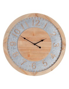 Wanduhr Schwarz Gold PVC Kristall Eisen Holz MDF 47 x 5,5 x 47 cm | Tienda24 Tienda24.eu