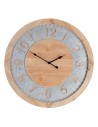 Reloj de Pared Natural Madera de abeto 60 x 4,5 x 60 cm | Tienda24 Tienda24.eu