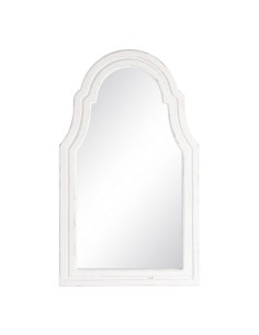 Espelho de parede Alexandra House Living Branco Madeira Desgastado Janela 5 x 101 x 65 cm | Tienda24 Tienda24.eu