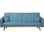 Sofá Cama Alexandra House Living Azul 216 x 81 x 87 cm de Alexandra House Living, Sofás - Ref: D1624877, Precio: 626,01 €, De...