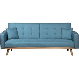 Sofabed Alexandra House Living Blue 216 x 81 x 87 cm by Alexandra House Living, Sofas & Couches - Ref: D1624877, Price: 626,0...