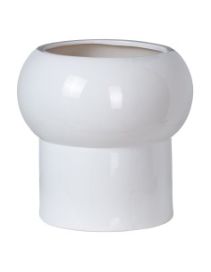 Vaso Ceramica 30 x 30 x 30 cm Bianco da BigBuy Garden, Cachepot - Ref: S8801401, Precio: 36,70 €, Descuento: %