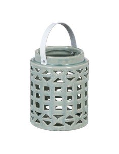 Vaso Alexandra House Living Rosa-escuro Metal 21 x 21 x 21 cm | Tienda24 Tienda24.eu