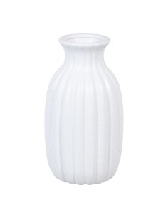 Vaso 14,5 x 14,5 x 27,5 cm Ceramica Bianco da BigBuy Home, Vasi - Ref: S8801436, Precio: €19.77, Descuento: %