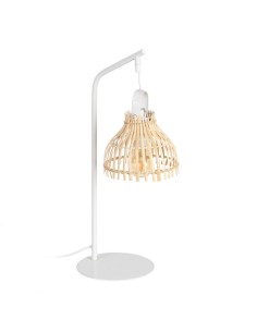 Lampe de bureau Home ESPRIT Blanc Gris Résine 35,5 x 35,5 x 79 cm | Tienda24 Tienda24.eu