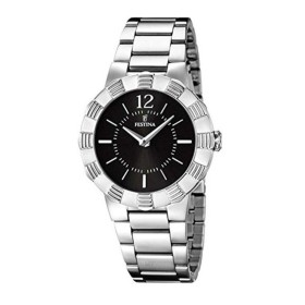 Relógio masculino Festina F16730_2 Preto Prateado (Ø 35 mm) de Festina, Relógios com braselete - Ref: S7287993, Preço: 115,59...