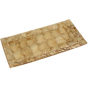 Centrotavola Alexandra House Living Beige Madreperla 19 x 37 x 2 cm di Alexandra House Living, Soprammobili - Rif: D1624995, ...