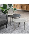 Centre Table 70 x 70 x 45 cm Aluminium | Tienda24 Tienda24.eu