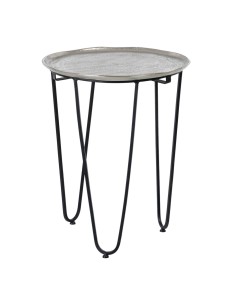 Side table Transparent Tempered Glass 63 x 50 x 48 cm | Tienda24 Tienda24.eu