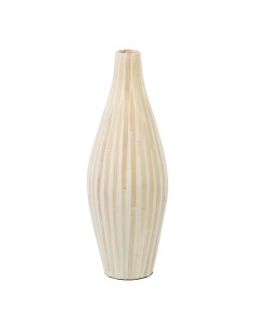 Vase Alexandra House Living Silver Ceramic 24 x 25 x 59 cm | Tienda24 Tienda24.eu