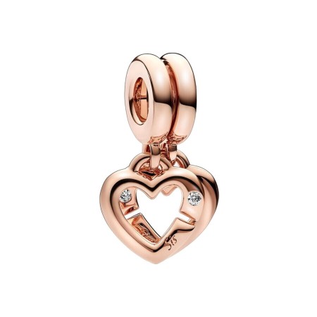 Pendentif Femme Pandora LINKED SISTER HEARTS de Pandora, Charms et perles - Réf : S7289341, Prix : 100,49 €, Remise : %