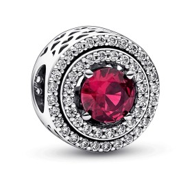 Charm Mujer Pandora RED SPARKLING LEVELLED ROUND de Pandora, Abalorios - Ref: S7289353, Precio: 100,49 €, Descuento: %