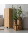 Vase 19 x 19 x 61 cm Naturel Fibre naturelle | Tienda24 Tienda24.eu