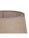 Lampada da tavolo Beige Argentato Tela di iuta Ceramica 60 W 220 V 240 V 220-240 V 30 x 30 x 48 cm da BigBuy Home, Lampade da...