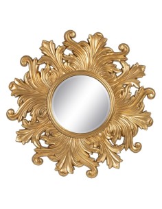 Wall mirror Home ESPRIT White Crystal Mango wood Indian Man Stripped 150 x 5 x 242 cm | Tienda24 Tienda24.eu