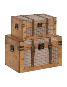 Caja Multiusos 5five Beige Tela (31 x 31 x 31 cm) | Tienda24 Tienda24.eu