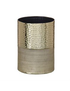 Vaso 13 x 13 x 18 cm Dorato Alluminio da BigBuy Home, Vasi - Ref: S8802194, Precio: €24.61, Descuento: %