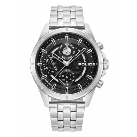 Reloj Hombre Police PEWJK0004605 Negro Plateado de Police, Relojes de pulsera - Ref: S7291296, Precio: 239,82 €, Descuento: %