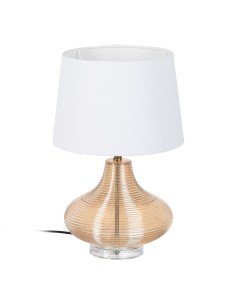 Tischlampe DKD Home Decor aus Keramik Braun Schnur Weiß 30 x 30 x 61 cm 220 V 50 W (2 Stück) | Tienda24 Tienda24.eu