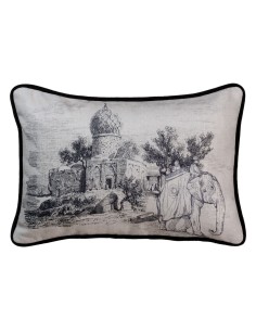 Cushion Alexandra House Living Beige Textile 60 x 60 cm | Tienda24 Tienda24.eu