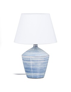 Tischlampe Vase 40 W Weiß aus Keramik 24 x 39,7 x 24 cm (4 Stück) | Tienda24 Tienda24.eu