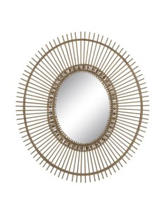 Miroir mural Home ESPRIT Rose clair Verre Fer Miroir Fenêtre Scandi 90 x 1 x 120 cm | Tienda24 Tienda24.eu