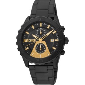 Montre Homme Just Cavalli YOUNG Noir (Ø 45 mm) de Just Cavalli, Montres bracelet - Réf : S7292580, Prix : 140,24 €, Remise : %