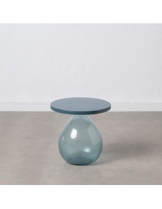 Side table Zoe Black Grey Steel 60 x 60 x 70 cm | Tienda24 Tienda24.eu