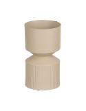 Vase 18 x 18 x 31 cm Creme Eisen | Tienda24 Tienda24.eu