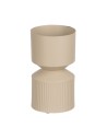 Vase 18 x 18 x 31 cm Creme Eisen | Tienda24 Tienda24.eu