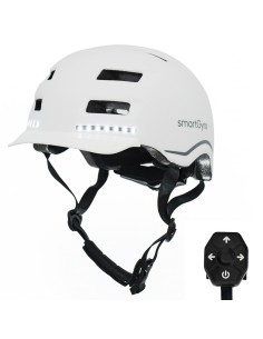 Capacete para Trotinete Elétrica Youin LED Branco | Tienda24 Tienda24.eu