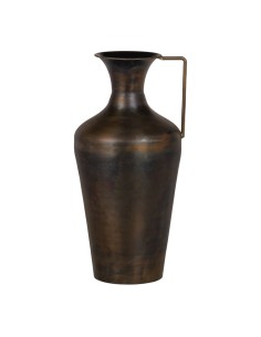 Vase Romimex Gris verre Visage 9 x 25 x 9 cm | Tienda24 Tienda24.eu