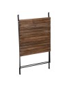 Beistelltisch 70 x 70 x 76 cm natürlich Schwarz Holz Eisen | Tienda24 Tienda24.eu