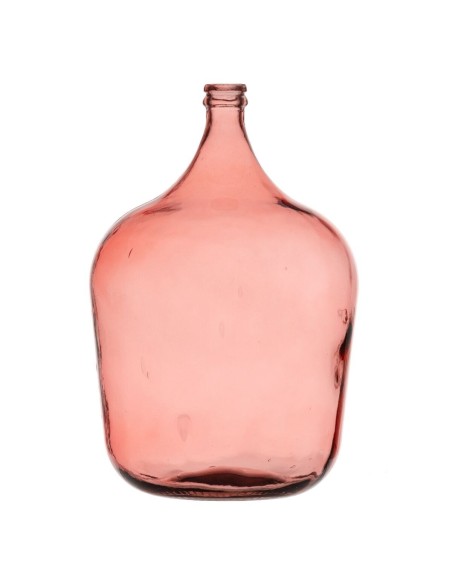 Dekorative Karaffe 36,5 x 36,5 x 56 cm Rosa Recyceltes Glas | Tienda24 Tienda24.eu