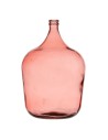 Dekorative Karaffe 36,5 x 36,5 x 56 cm Rosa Recyceltes Glas | Tienda24 Tienda24.eu