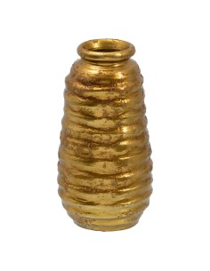 Vase Alexandra House Living Golden Metal 12 x 12 x 36 cm | Tienda24 Tienda24.eu