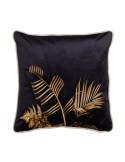 Almofada Preto Dourado Poliéster 45 x 45 cm | Tienda24 Tienda24.eu