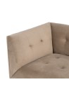 Sofa 156 x 81 x 72 cm Champagner synthetische Stoffe Holz Samt | Tienda24 Tienda24.eu